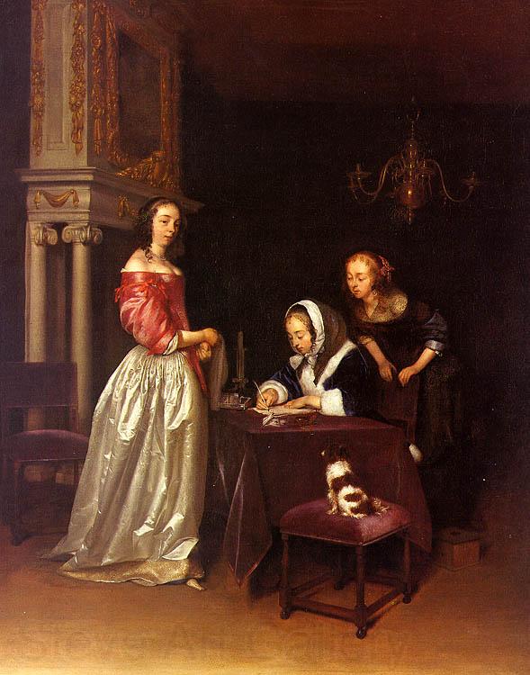 Gerard Ter Borch Curiosity Germany oil painting art
